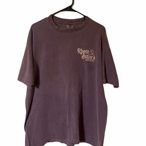 Faded purple single stitch